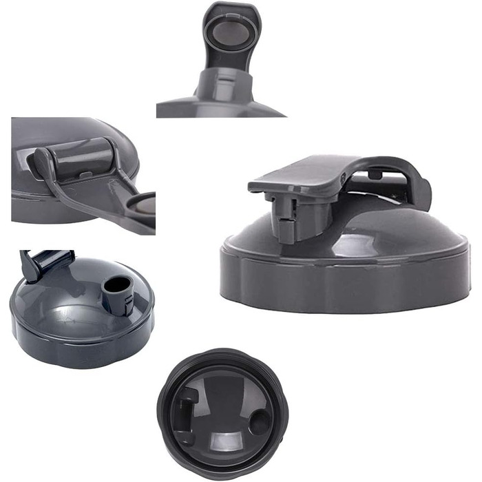 Набір з 2 чаш для блендера NutriBullet Pro 900/600 Вт, 710 мл, з 2 кришками, BPA Free, для смузі, запасні частини