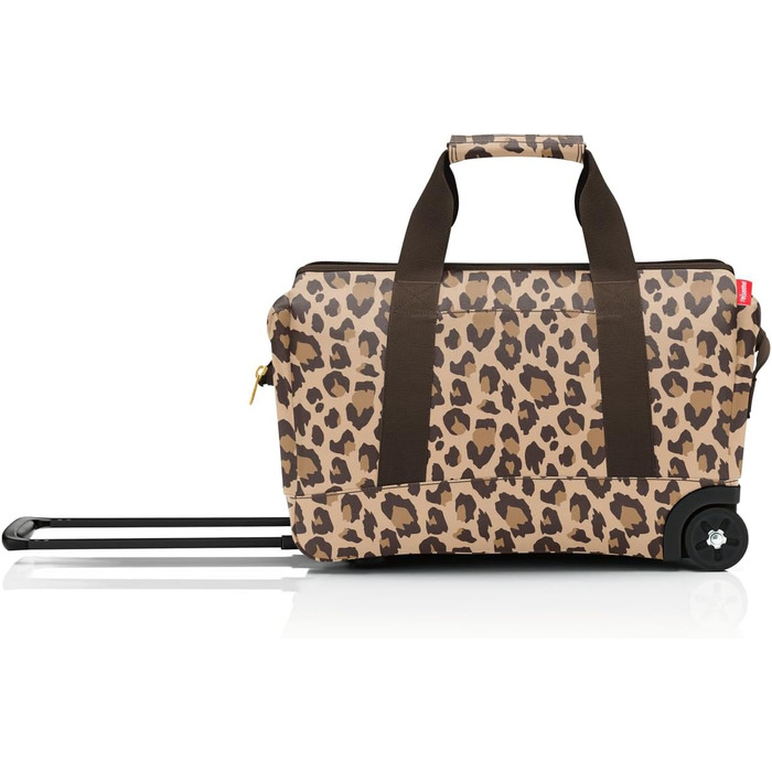 Дорожня сумка на колесах Reisenthel Allrounder Trolley Leo Macchiato, телескопічна ручка, для подорожей, роботи, відпочинку