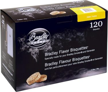 Спеціальні брикети Bradley Smoker, 120 шт. – дерев'яні біскети для копчення