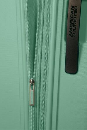 Валіза American Tourister Sunside Spinner 55 см, 35 л, чорна, розширювана, поліпропіленова, на колесах, для подорожей