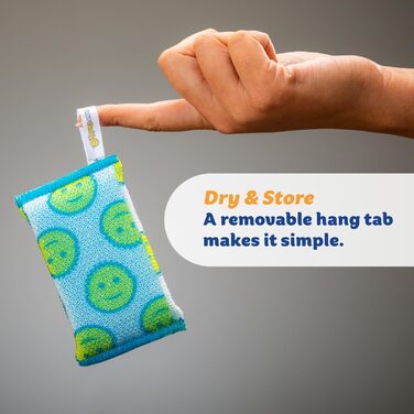 Губки Scrub Daddy Scour Daddy для різних поверхонь, без подряпин, з міцною сіткою, довговічні, стійкі до запахів, набір 3 шт. (12 шт.)