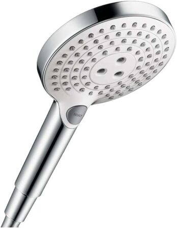 Душова лійка hansgrohe Raindance Select S, 3 режими, антикальк, білий/хром