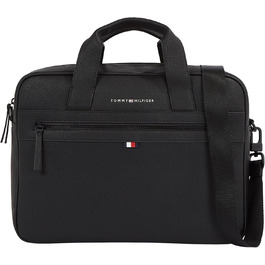 Сумка для ноутбука Tommy Hilfiger Essential PU, чорна, чоловіча