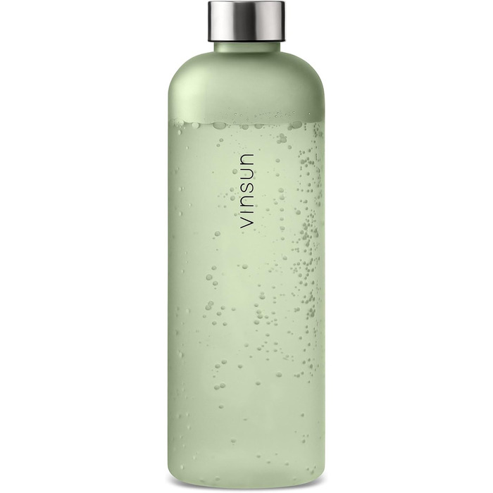 VINSUN пляшка для води 650/1000/1500 мл, тританова, герметична, без BPA, для газованої води, спорт, школа, офіс, велосипед