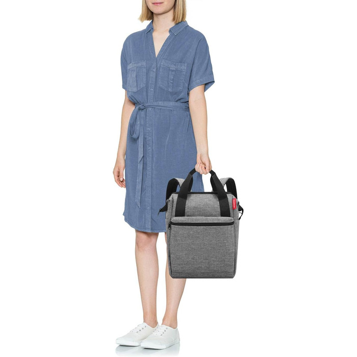 Рюкзак-сумка reisenthel allrounder R Twist Silver Urban, міський стиль