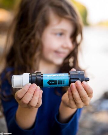 Портативний водяний фільтр Sawyer MINI Plus з подвійною різьбою, набір (SP160)