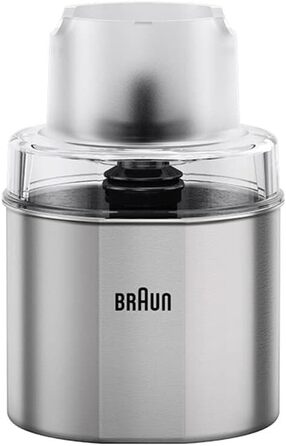 Насадка Braun MQS 270 SI для кави та спецій, EasyClick Plus, для блендерів Braun MultiQuick 7/9, срібляста