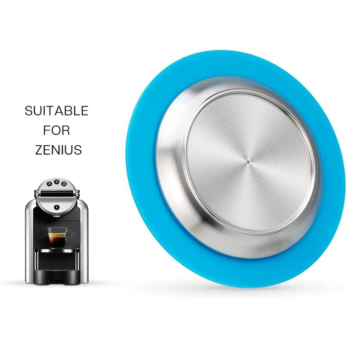 Фільтри з нержавіючої сталі для капсул Nespresso Zenius, 2