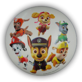 Дитяча стельова лампа Paw Patrol, пластик, E27, 36 см, для дітей, Маршал, Чейз, Скай