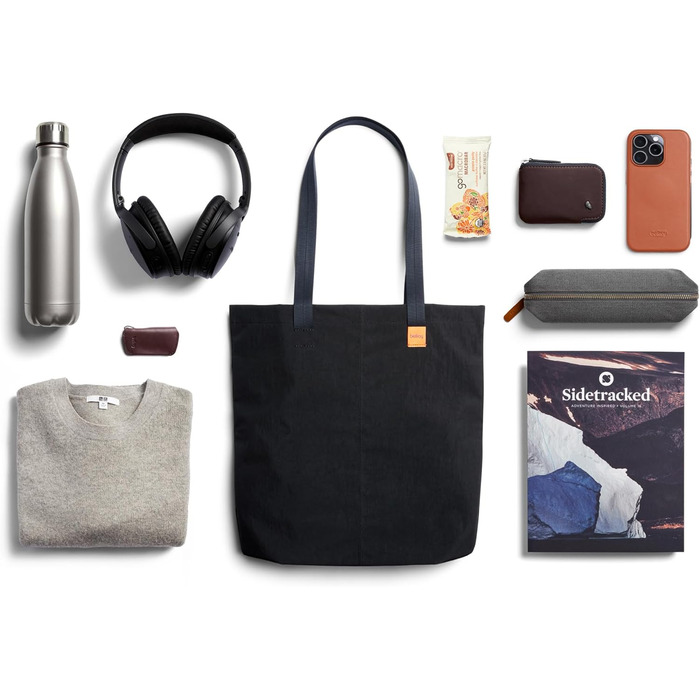 Сумка-тоут Bellroy City чорна — міська жіноча сумка з еко-шкіри