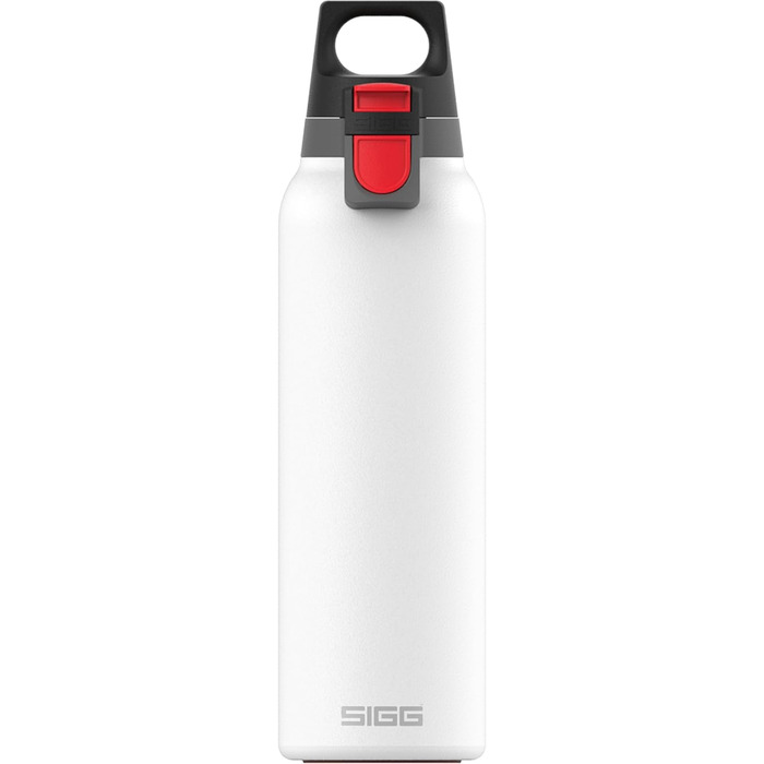 Термос-бутилка SIGG Hot & Cold One 0,55 л, з ситечком для чаю, ізольована, з нержавіючої сталі 18/8, біла, герметична, BPA-free