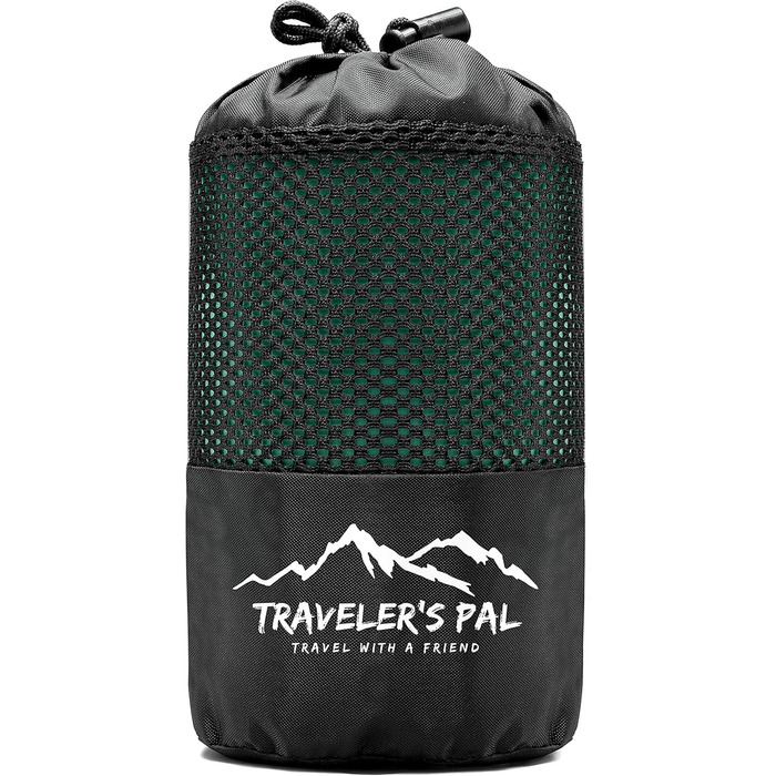 Літній туристичний спальний мішок-вкладиш Traveler's Pal з дихаючої тканини Duraweave, з блискавкою збоку та внизу, легкий і гіпоалергенний