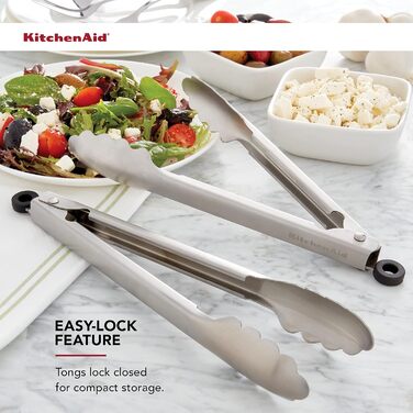 Універсальні кухонні щипці KitchenAid, нержавіюча сталь, 2 шт