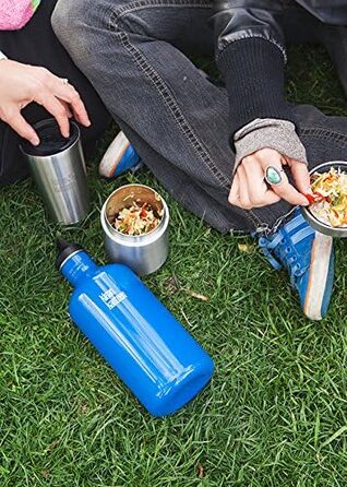Пляшка з нержавіючої сталі Klean Kanteen з спортивною кришкою, оранжева