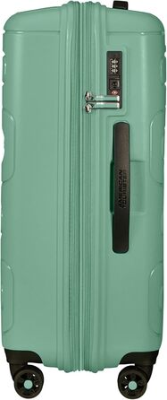 Валіза American Tourister Sunside Spinner 55 см, 35 л, чорна, розширювана, поліпропіленова, на колесах, для подорожей