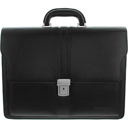 Чоловіча сумка-портфель Bag Street, чорна, штучна шкіра, ділова сумка для документів, офісний кейс