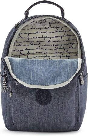 Рюкзак Kipling Seoul S з відсіком для ноутбука, компактний, джинсовий