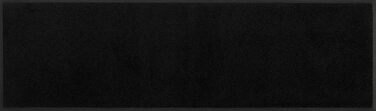Килимок для підлоги Wash+Dry Raven Black, поліамід, чорний, 35x120 см