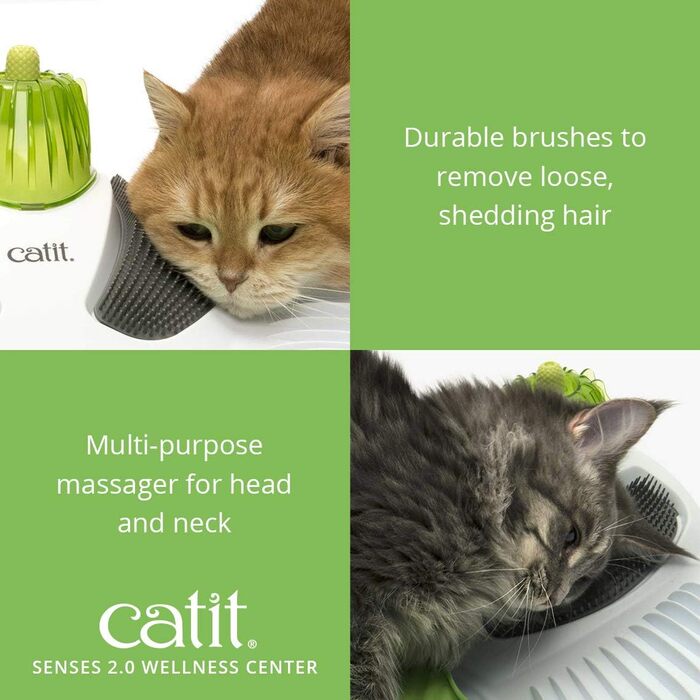 Catit Wellness Центр для котів, масажний набір, різнокольоровий