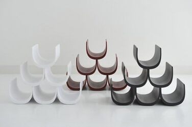 Alessi Noè модульна полиця для пляшок, термопластик, червона, 15,5x10x11,5 см