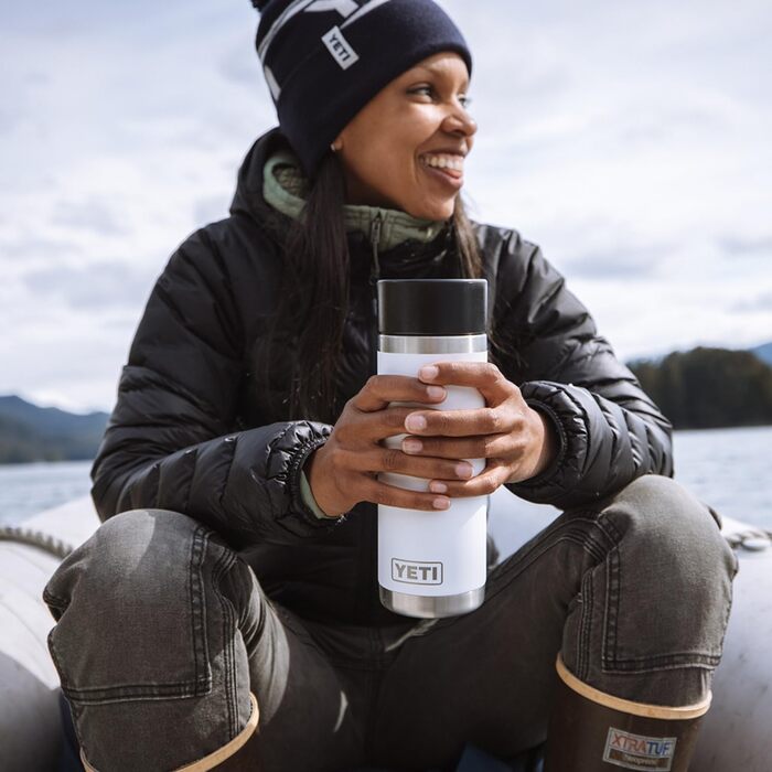 Термос-пляшка YETI Rambler 532 мл з кришкою Hotshot, лайм