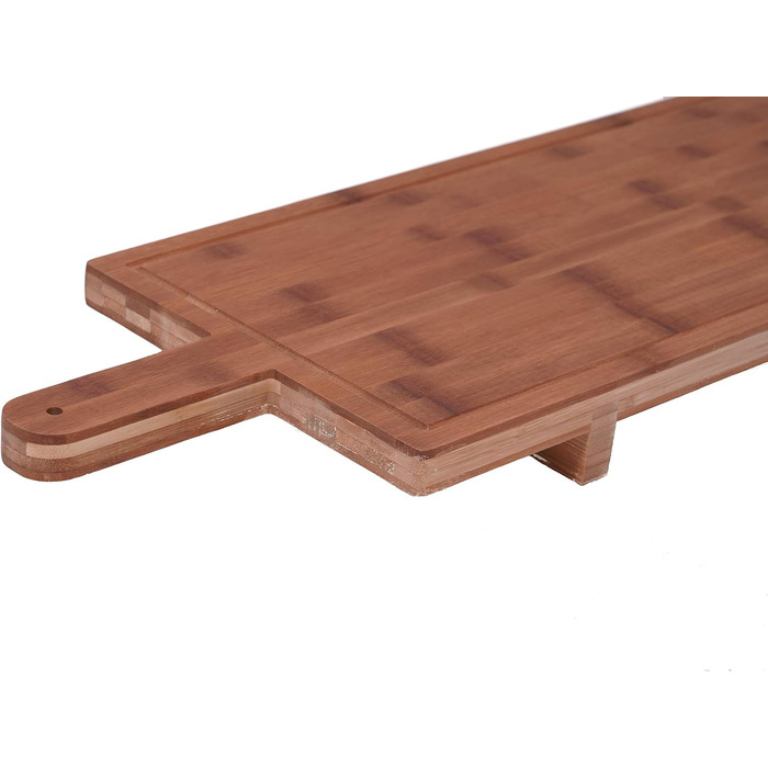 Дерев'яна дошка для сиру XXL Spetebo ORGANIC з ручкою, 100x26 см, натуральна сервісна дошка для подачі, харчова безпека