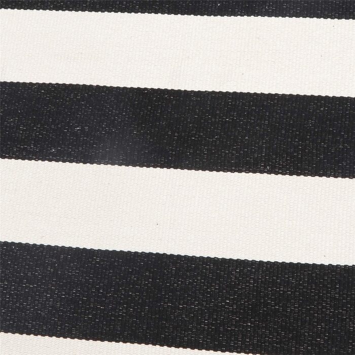 LEEVAN Чорно-білий килимок 60x90 см, бавовняний, для вулиці та дому, пральний, для веранди, ванної, передпокою