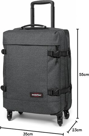 Валіза Eastpak Trans4 S 54 см, 44 л, чорна, Black Denim
