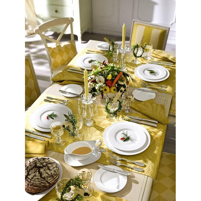 Villeroy & Boch Royal овальна велика сервірувальна тарілка 41 см, преміум порцеляна Bone China, можна мити в посудомийці