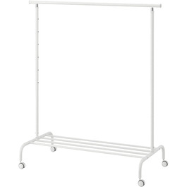 IKEA RIGGA – Вішак для одягу, білий, металевий