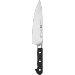 Кухонний ніж ZWILLING Pro 20 см, нержавіюча сталь, чорна пластикова ручка
