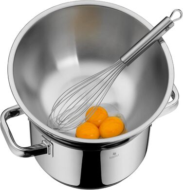 Набір мисок WMF Gourmet 4 шт, нержавіюча сталь, 1,0-3,5 л, для кухні, салатна, для змішування, сервування, Cromargan, штабельовані