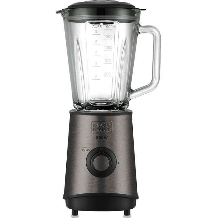 Міксер Black Decker, 1,5 л, 1 200 Вт, нержавіюча сталь