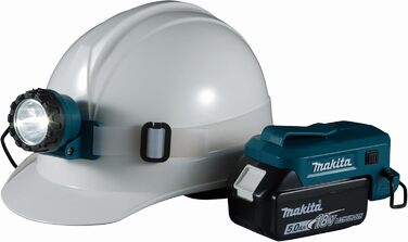 Лобовий ліхтар Makita DML800 LED, 14,4-18В, 100 люмен, без акумулятора та зарядного, з 120 см кабелем, регульований на 90°, для інструментів Makita