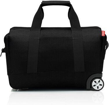 Reisenthel Allrounder Trolley чорний – універсальна дорожня сумка на колесах для подорожей, роботи та відпочинку, 2-ступеневий телескопічний ручка, 2 легкі колеса
