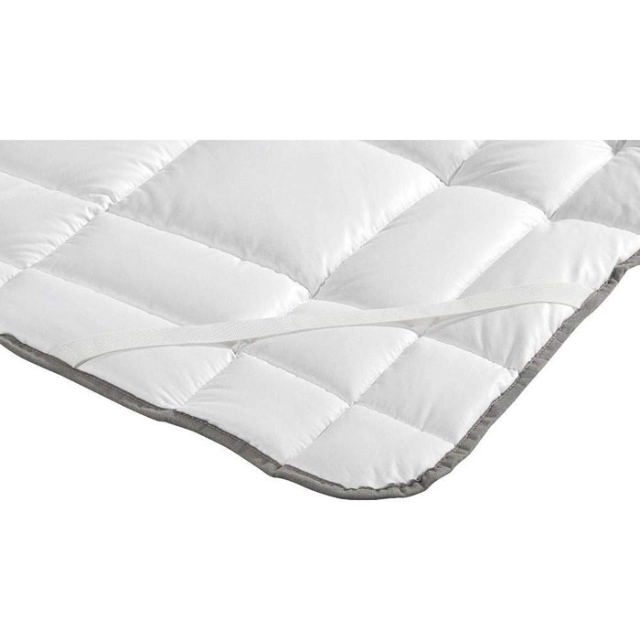 Наматрацник Badenia Bettcomfort Clean Cotton, 90x200 см, білий, сертифікат OEKO-TEX, німецька якість, бавовна