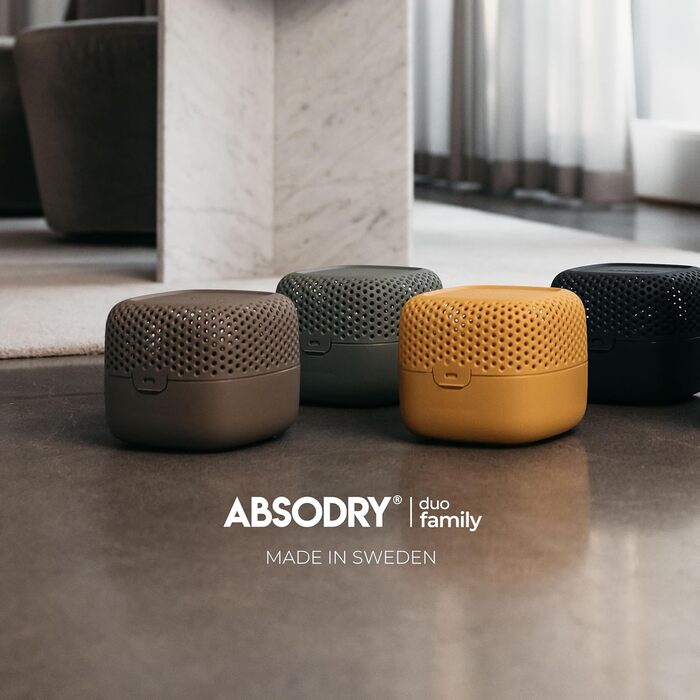 Поглинач вологи AbsoDry Duo Family для квартири без електрики, зелений, для підвалу, ванної та спальні, проти цвілі