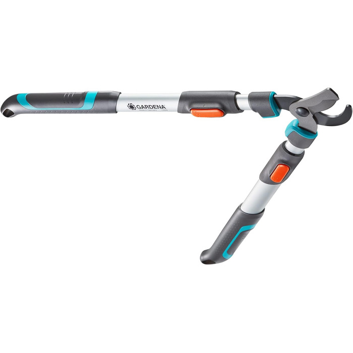 Секатор Gardena TeleCut 650-900 B, телескопічний, байпасний, для свіжої деревини, ергономічні ручки ErgoTec