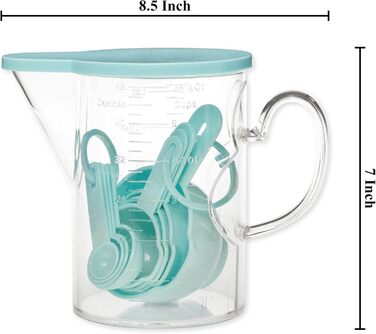 Мірний стаканчик і ложка Supreme Housewares, 10 шт. , синій