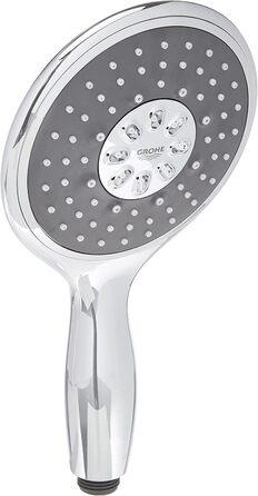 Душова лійка Grohe Vitalio Rain 130, 4 режими, хром, 13 см, 9,5 л/хв