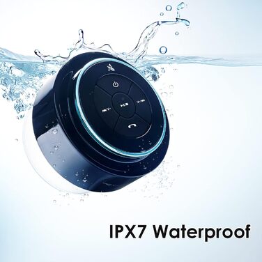 Портативна Bluetooth колонка Xleader для душу, водонепроникна з присоскою, бездротовий динамік для ванної кімнати, музична колонка для дітей, чоловіків і жінок, ідеальний подарунок