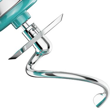 Гак для замішування тіста з нержавіючої сталі для міксерів KitchenAid 4,5–5 л, насадка для планетарних міксерів, підходить для моделі з відкидною головкою, можна мити в посудомийці, аксесуар для кухонної техніки