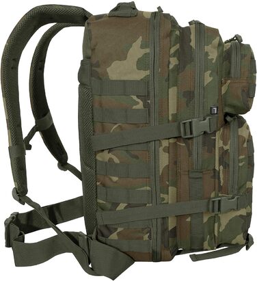 Тактичний рюкзак US Cooper Assault 25 л, Woodland, середній