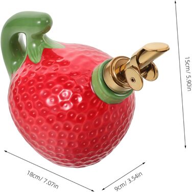 Керамічний диспенсер для олії Amosfun Strawberry Decor (набір з 2 шт. )