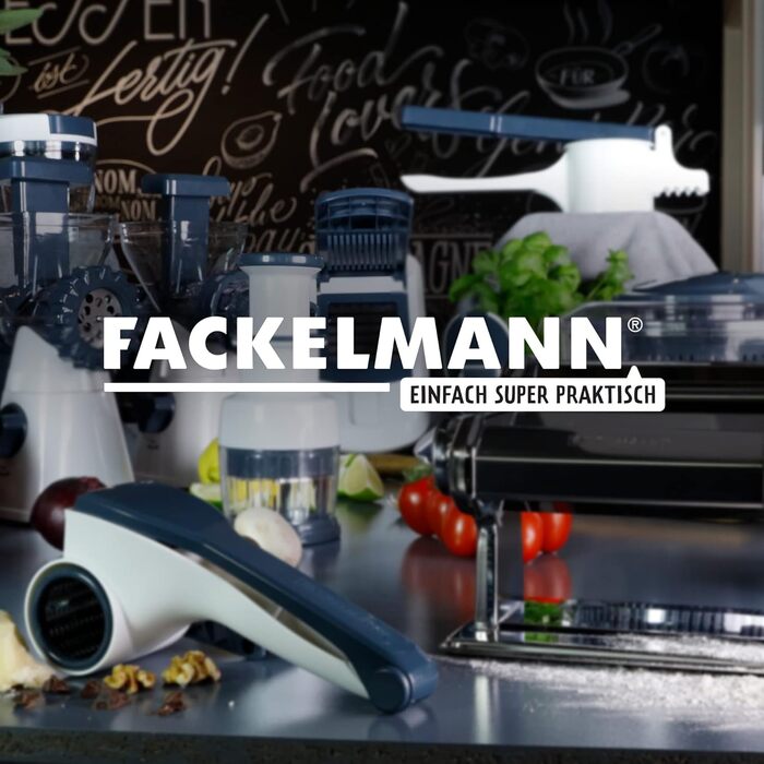 Сушарка для салату Fackelmann EasyPrepare з мотузковим механізмом і кнопкою стоп – для легкого миття, сушіння та сервірування салату, знімне сито