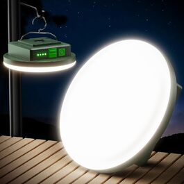LED кемпінг-ліхтар Eventek 12000mAh, 4000LM, водонепроникний IPX5, 4 режими, магніт, акумуляторний, для намету, походів, аварій