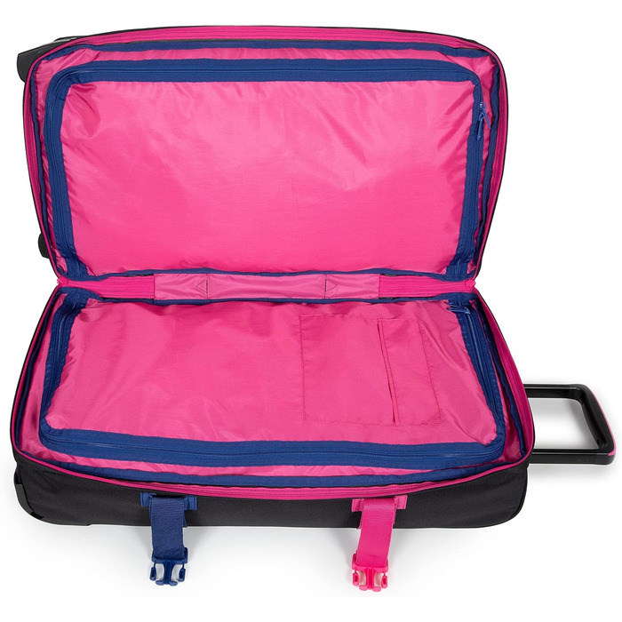 Валіза Eastpak Tranverz L 79 см, 121 л, зелено-синя, на колесах