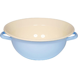 Емальована миска Riess CLASSIC Weitling 32, 6 л, синя, з ручками, 32 см
