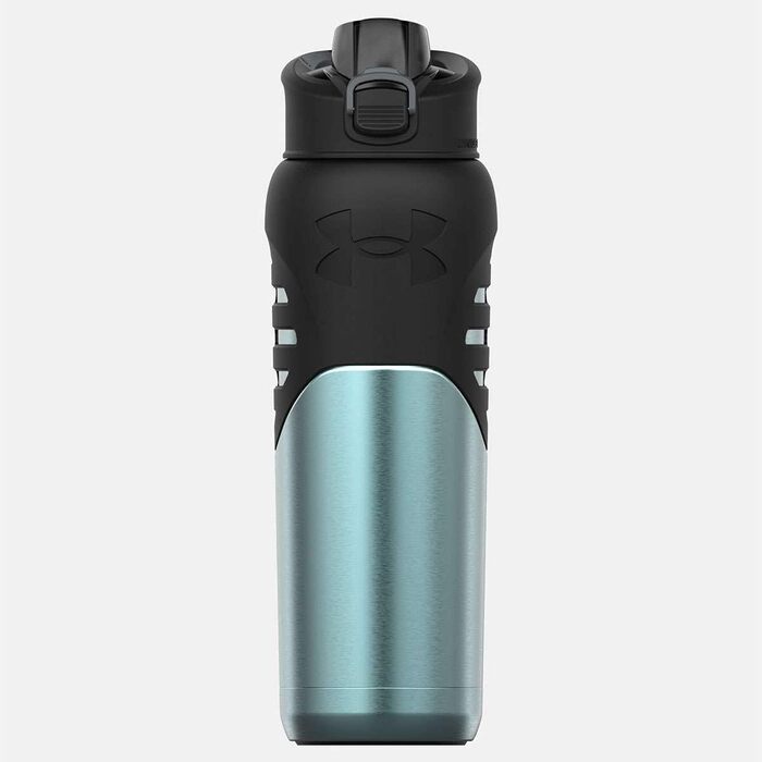 Пляшка для води Under Armour 680 мл, нержавіюча сталь, ізотермічна, з карабіном, герметична, для спорту, для дітей і дорослих