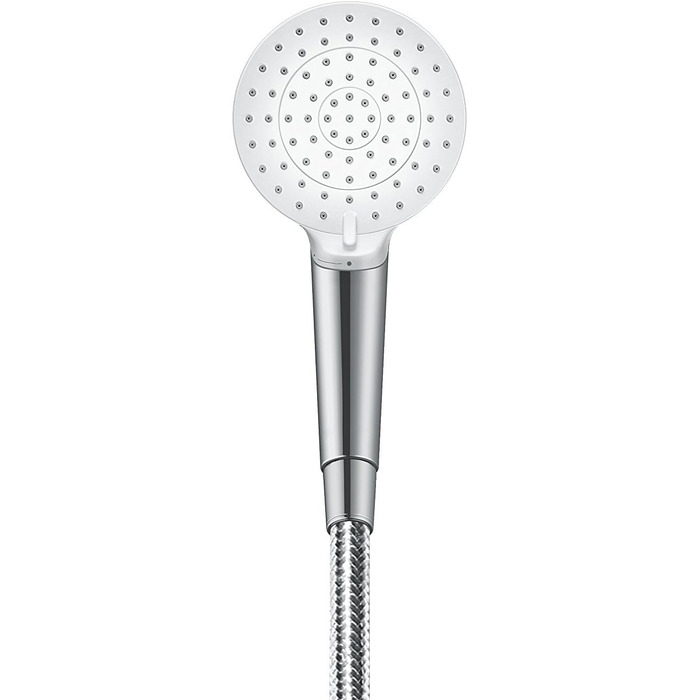 Душовий набір hansgrohe Crometta 0,65 м, водозберігаючий, білий/хром